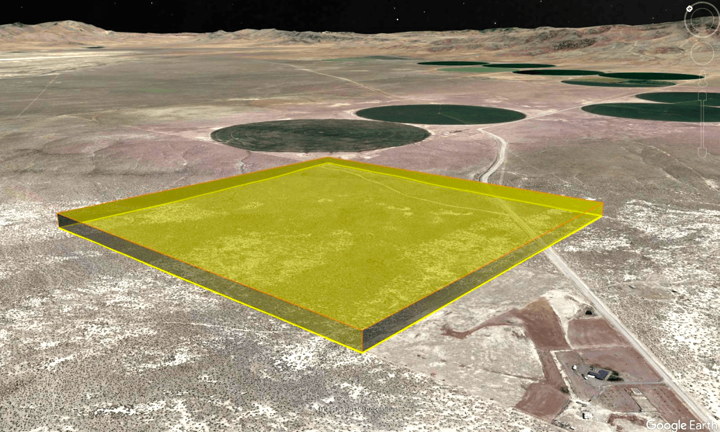 160 Acres Between the Mountains in Lander County, Nevada! BIDDING IS PER ACRE!