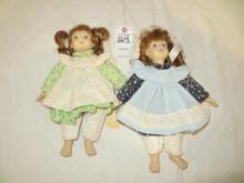 Katharina and Hillary Dolls by Dakin