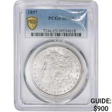 1897 Morgan Silver Dollar PCGS MS65