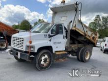 2009 GMC C8500 Dump Truck Runs, Moves & Dump Operates, Engine Light On, Body & Rust Damage) (Inspect