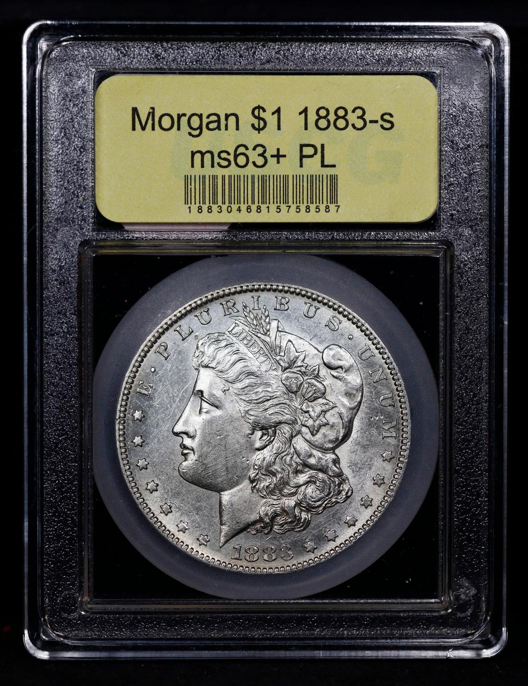 ***Auction Highlight*** 1883-s Morgan Dollar $1 Graded Select Unc+ PL By USCG (fc)