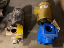 (2) AMT Pumps, 3" & 2", 5 & 2 HP