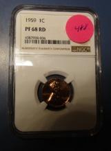 1959 CENT NGC PF-68 RED