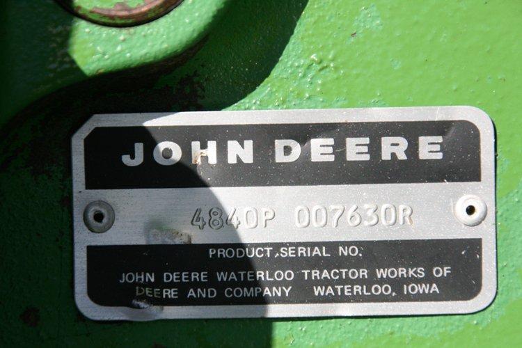 JD 4840 Tractor w/ Cab