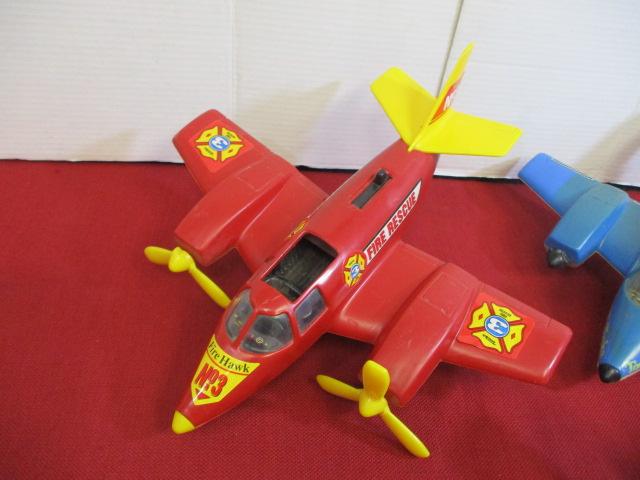 Tonka Trigger Operated Prop Plane-Lot of 4