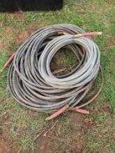 3 bundles of used pressure washing hose