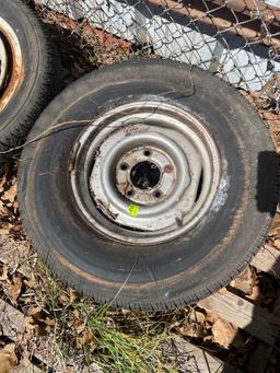 spare tire and wheel 5 lug