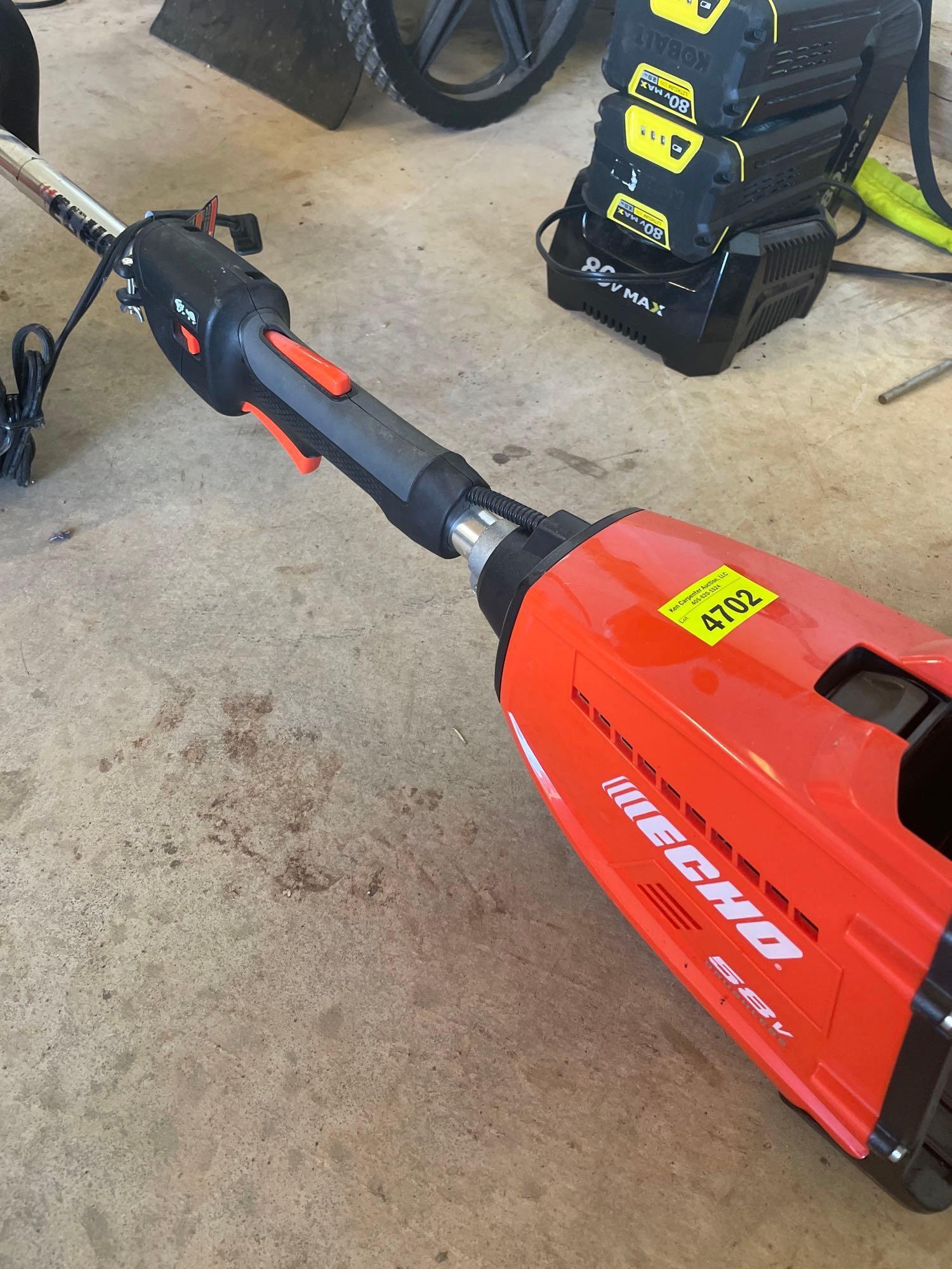 echo 58v battery powered weedeater