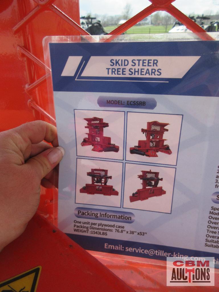 TOPCAT ECSSRB Skid Steer Tree Shear With Grappler 14" S#801F *1