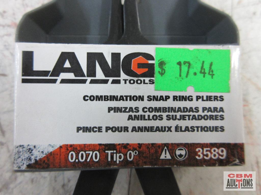 Lang Tools 3589 Combination Snap Ring Pliers 0.070 Tip 0* Lang Tools 3493 Combination Snap Ring