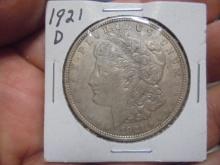 1921 D Mint Morgan Silver Dollar