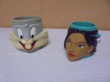 Disney Bugs Bunny & Pocahonis Cups