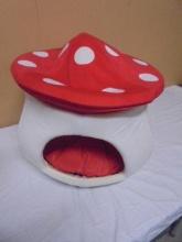 Small Soft Mushroom Pet Bed