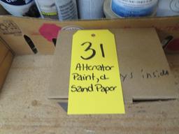 Paint, Sand Paper & Alternator