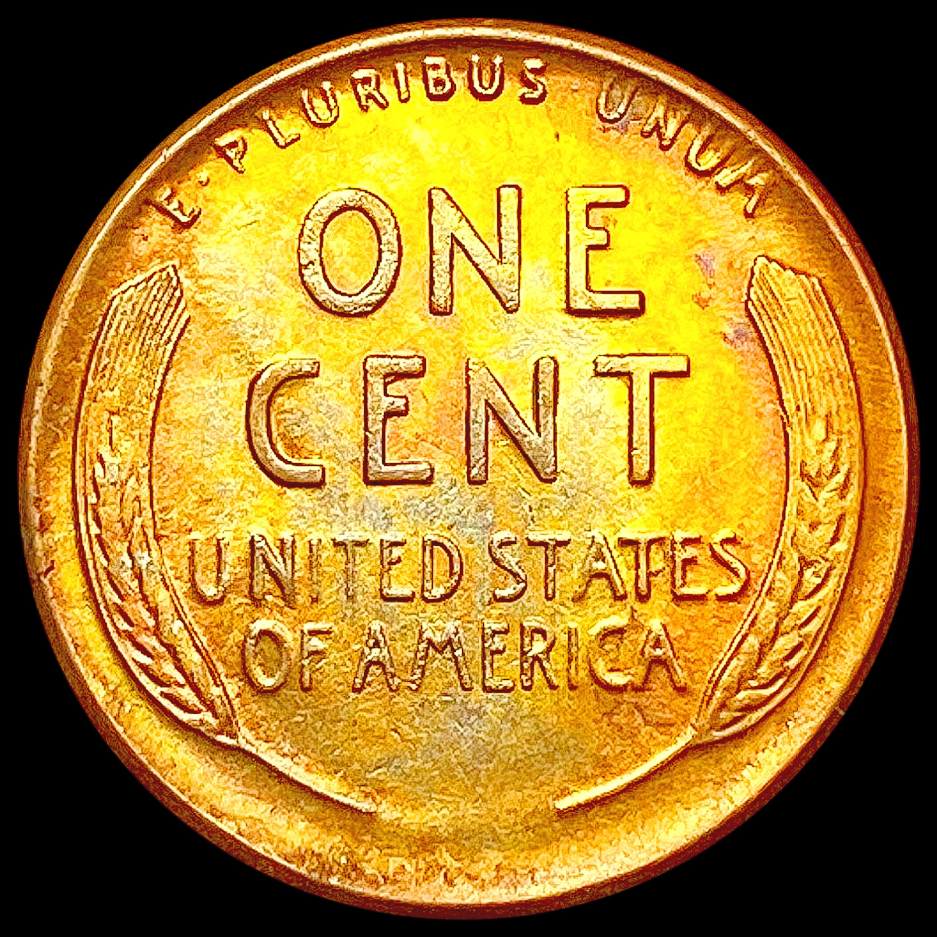 1920-S RB Wheat Cent CHOICE AU