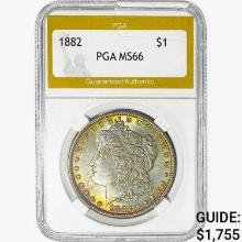1882 Morgan Silver Dollar PGA MS66