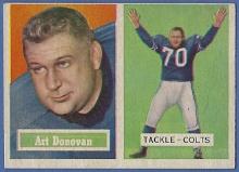 1957 Topps #65 Art Donovan Baltimore Colts