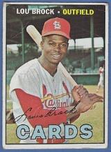 1967 Topps #285 Lou Brock St. Louis Cardinals