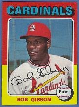 1975 Topps #150 Bob Gibson St. Louis Cardinals