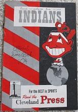 1949 Cleveland Indians vs New York Yankees Program