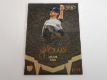2019 TOPPS TIER ONE JACOB NIX AUTOGRAPHED ROOKIE CARD #'D 17/25 PADRES