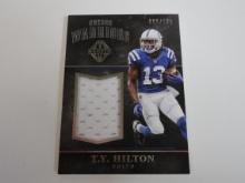 2017 PANINI MAJESTIC T.Y. HILTON GAME USED JERSEY CARD COLTS
