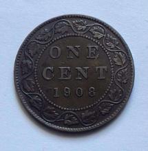1908 Canada Large Cent