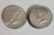 8 PIECES OF 1965 KENNEDY HALF DOLLAR COIN