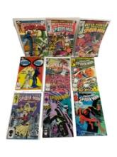 Vintage Mixed Spiderman Marvel Comic Book Collection Lot of 9