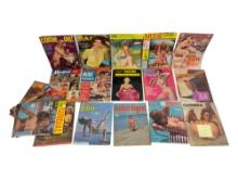 Vintage Adult Nude Erotic Magazine Collection Lot of 24