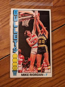 Mike Riordan 1976-77 Topps jumbo card