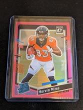 2023 Donruss Rated Rookie Optic Preview Pink Prizm #327 Marvin Mims RC
