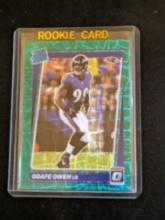 2021 Donruss Optic Rated Rookie Green Velocity Odafe Oweh Laser Prizm #258 Raven