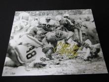 BROWNS CLEO MILLER SIGNED 8X10 PHOTO COA