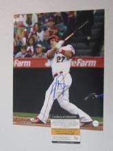 MIKE TROUT SIGNED 8X10 PHOTO WITH COA