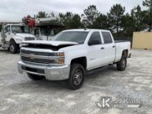 2018 Chevrolet Silverado 2500HD 4x4 Crew-Cab Pickup Truck Runs With Jump Pack & Moves) (Jump To Star