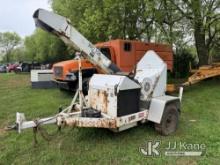 2009 Altec WC-126 Chipper (12in Drum) No Title) (Not Running, Condition Unknown, Body Damage, Rust D