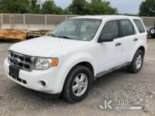 2009 Ford Escape 4-Door Sport Utility Vehicle Runs & Moves, Body & Rust Damage