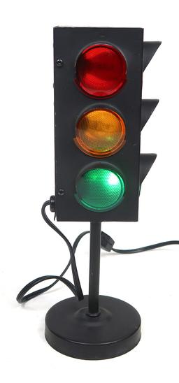 Pair Of Decorative Traffic Lights, wall hung & table top, Exc working cond,
