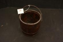 Small Wooden Axle Grease Bucket