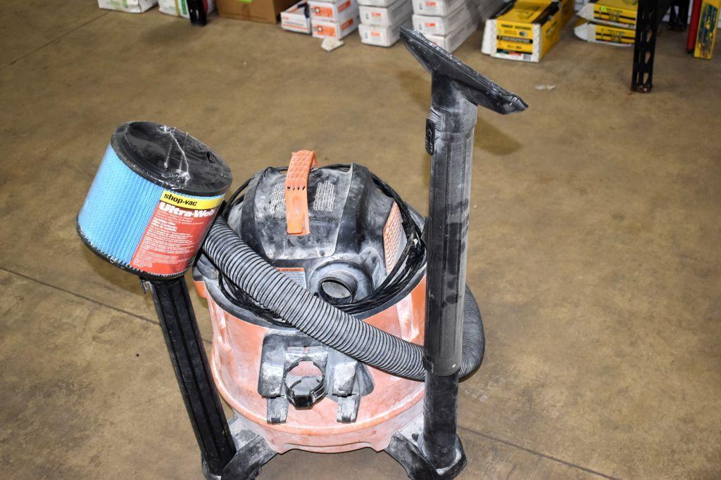 Ridgid NXT Rolling Shop Vac with Filter, Hose, Hose Nozzles