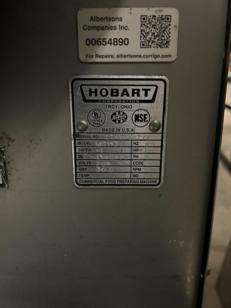 Partial Hobart Mixer/Grinder