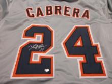 Miguel Cabrera of the Detroit Tigers signed autographed baseball jersey PAAS COA 086