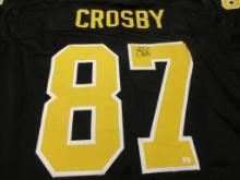 Sidney Crosby of the Pittsburgh Penguins signed autographed hockey jersey PAAS COA 130