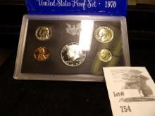 1970 S Small Date U.S. Proof Set in original box as issued.