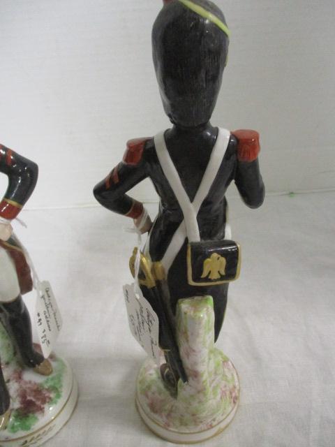 Antique French Porcelain Soldiers (Lot of 2)