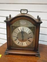 Bulova Watch Co. "Tempus Fugit" Mantle Clock