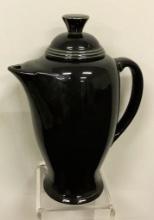 Vintage Black Fiestaware Coffee Server - 9½"
