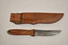 Colt Hunting Fixed Blade Knife & Leather Sheath