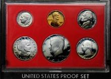 1981 United States Mint Proof Set 6 coins No Outer Box
